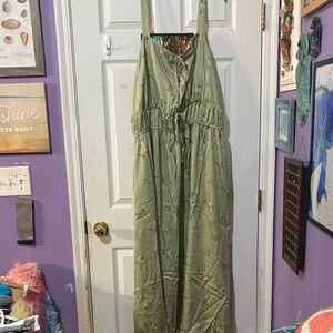 Her Universe Green Floral Maxi Dress